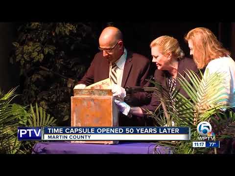Time capsule opened 50 years later