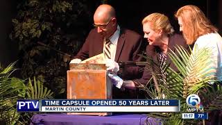 Time capsule opened 50 years later