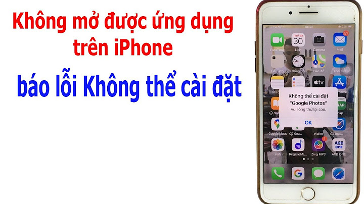 Lỗi không thể tải về ứng dụng trên iphone