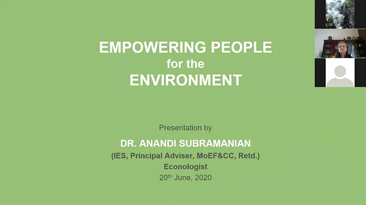 Dr. Anandi Subramanian on the GSDP 20th June, 2020