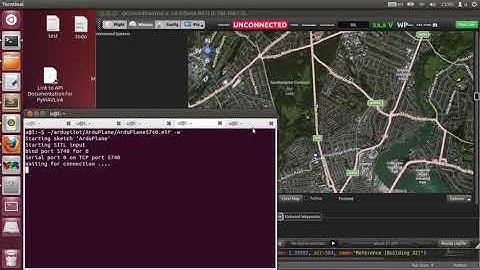 Multiple UAVs synchronization using MAVLINK protocol.