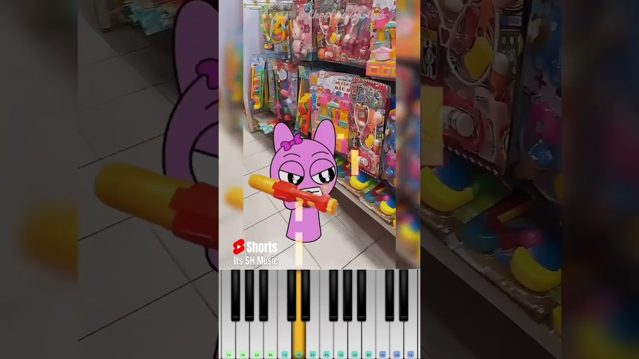 POV Black Stole Pinki's Toy... But It Wasn't That Easy @ChooChooabrother - Piano Tutorial