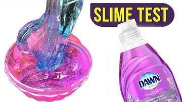 How To Make Quick And Easy No Glue Dish Soap Slime !!?