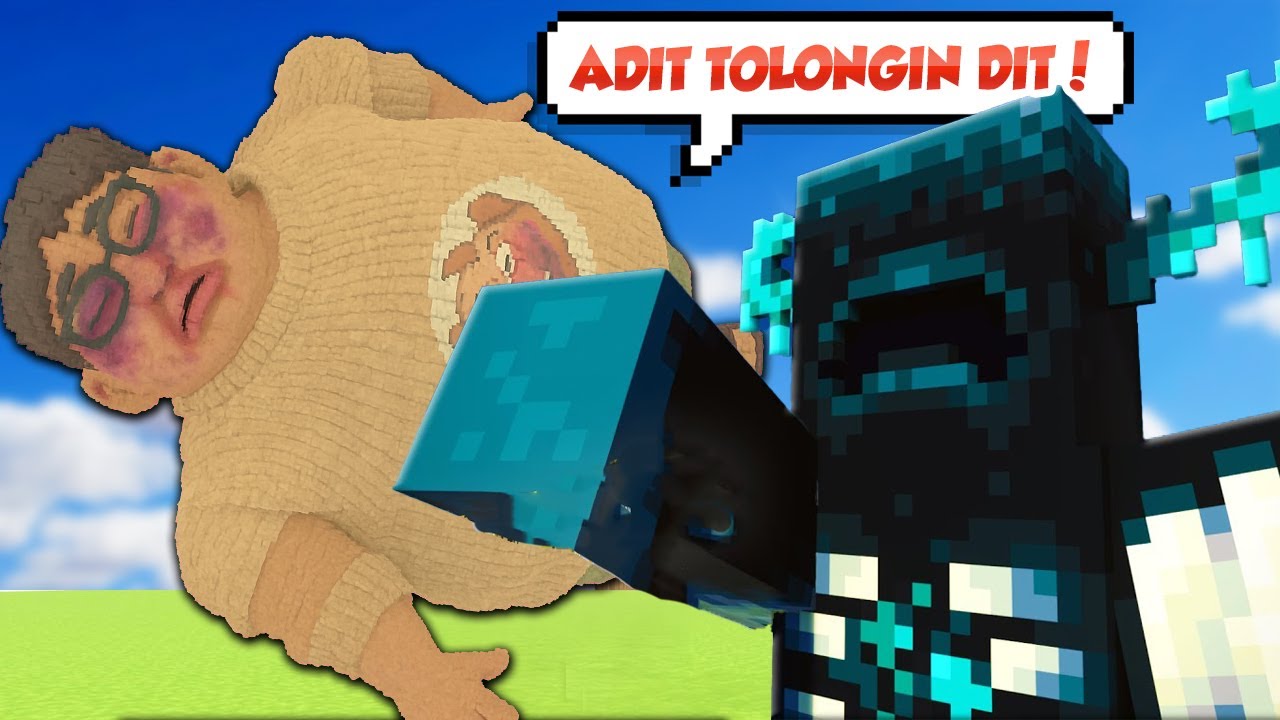 MOB MINECRAFT RAME RAME GEBUKIN DENNIS BOTOL INI !!!