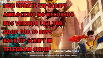 HACK ROS | NEW UPDATE SCRIPT AIMLOCK100% | 1.61_389