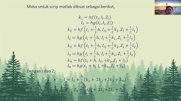 Persamaan Getaran Teredam pada rangkaian RLC dengan metode Runge-Kutta