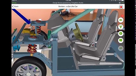 Demo of Augmented Reality Design Review with ThingWorx Navigate