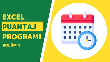 #EXCELDE PUANTAJ PROGRAMI (BÖLÜM 1) - [PUANTAJ]
