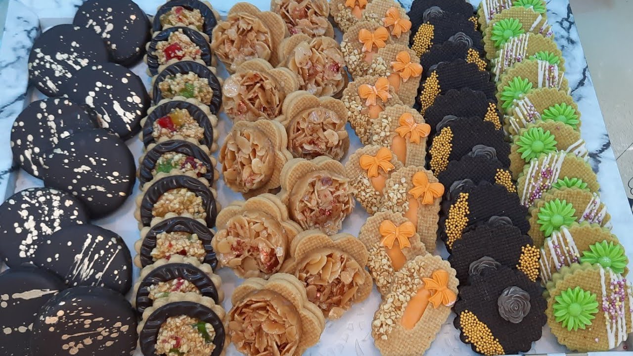 حلوياات العيد 2023 جديد صابلي بعجينة مميزية و تزيين راقي و بمداقات مختلفة 👌👌