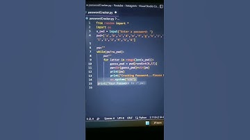 Password Cracker Using python #shorts #video #short #youtube #python #hacker