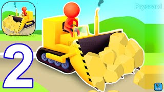 Bulldozer Race - Gameplay Walkthrough Part 2 Bulldozer Crasher Fun Racing Game (Android, iOS) screenshot 4