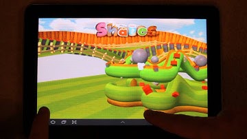 MegaShapes on a Tablet