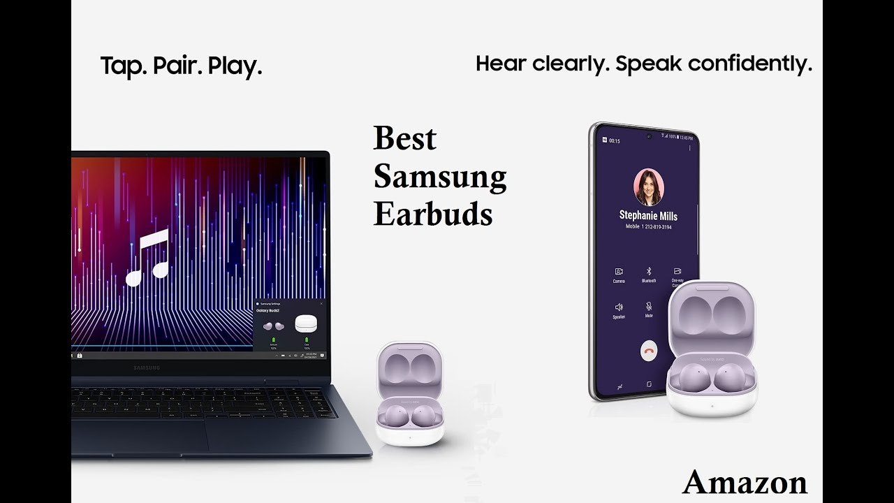 SAMSUNG Galaxy Buds 2 True Wireless Earbuds Noise Cancelling Ambient Sound Bluetooth