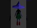 bruja #blender #lowpoly #3d