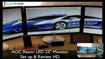 REVIEW: AOC Razor 22" LED Monitor HD - AlansTechReport