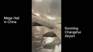 Mega Hail in Kunming Changshui China @YouTube #Viral #Hype