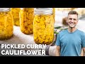 How to Can Pickled Curry Cauliflower