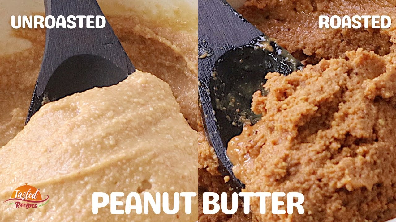 Homemade Peanut Butter In 1 Min - Make Peanut Butter In Mixie/Mixer Grinder | Tasted Recipes