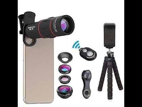 Apexel 18x Super Zoom lens + 3in1 lens + Flexible Tripod + Remote Shutter Unboxing Lens On Review Apexel 18x Super Zoom lens + 3in1 lens + Flexible Tripod + Remote Shutter Unboxing Lens On Review