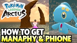 How to Catch MANAPHY! The Sea's Legend Quest (Best Quest in Pokemon Legends Arceus!)