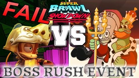 Monkey Boss Rush Fail | Super Brawl Showdown v0.2.5 Boss Rush Event Gameplay Failed Attempt