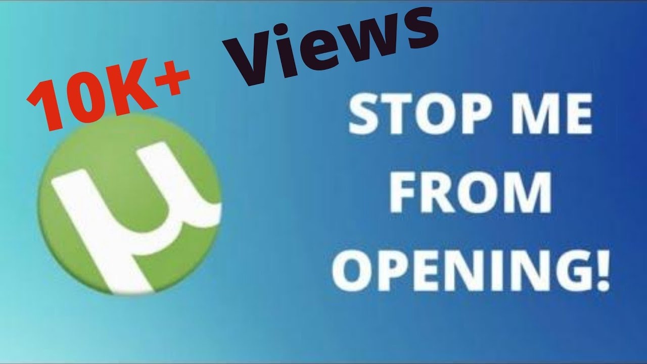 how to stop Utorrent? when utorrent start automatically.