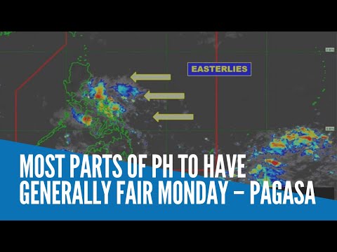 Most parts of PH to have generally fair Monday – Pagasa