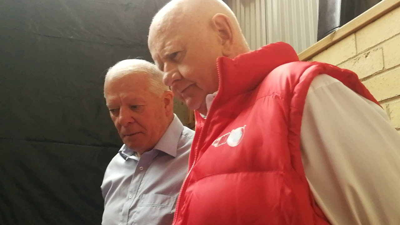 AT Ford's Lot 6 Larry Ormsby   & Jim Keogh  check out the XA Falcon GT