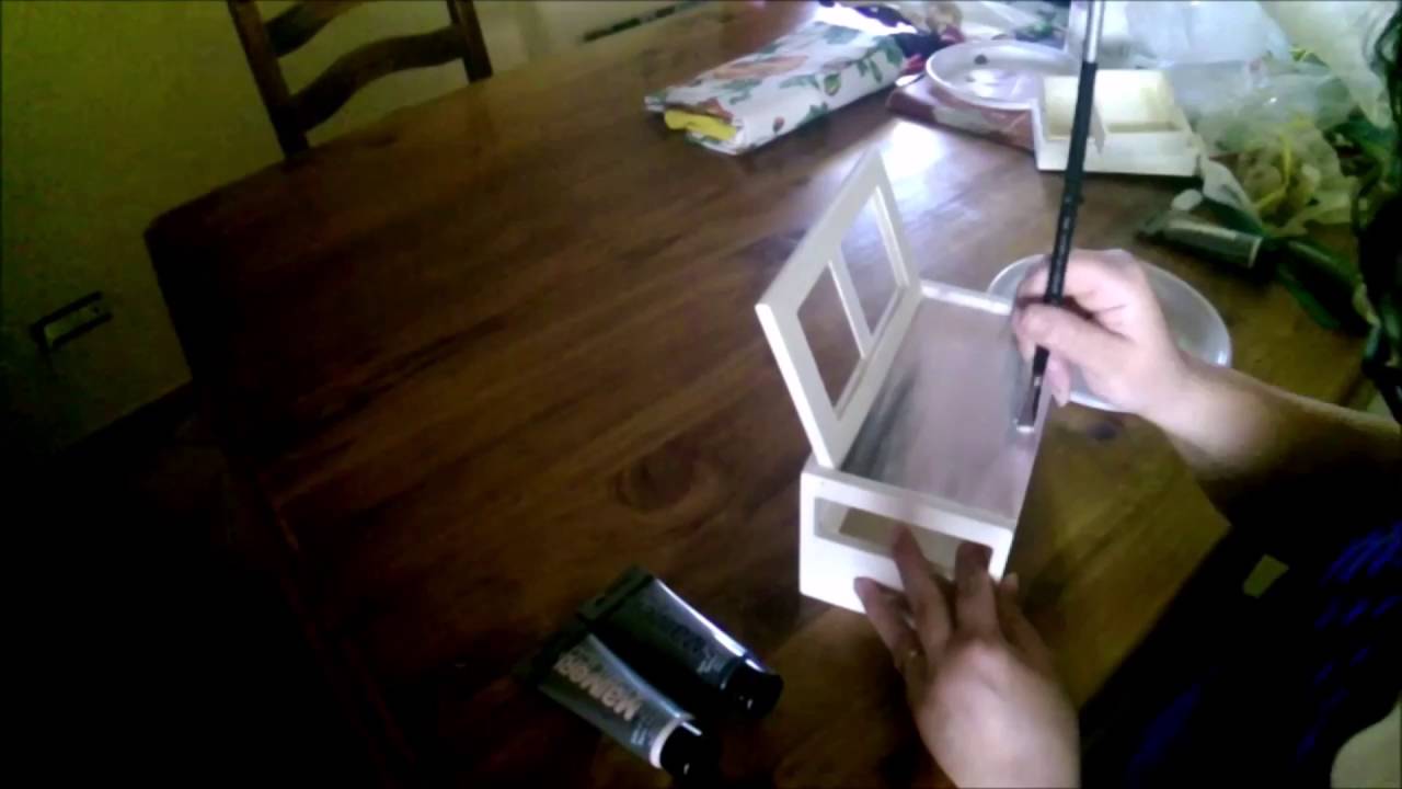 Portagioie stile floreale dipinto a mano