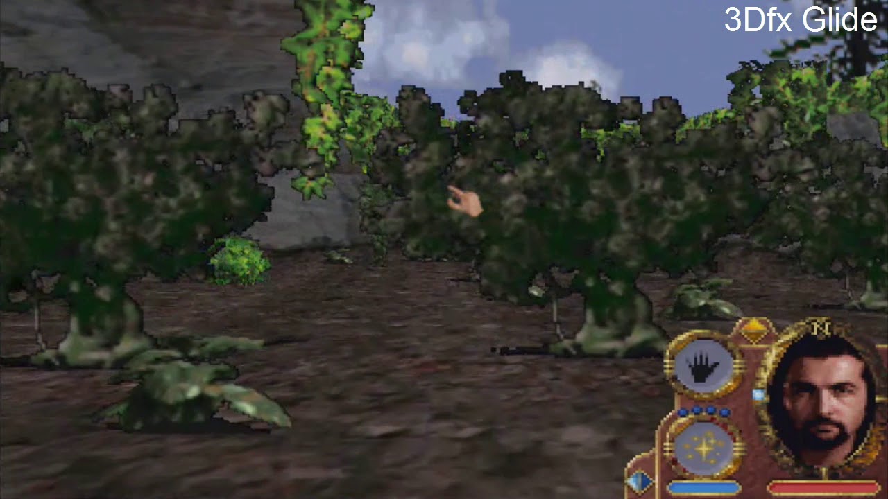 Старые компьютерные игры MS-DOS для 3dfx Voodoo: Lands of Lore 2 - 1997 год.