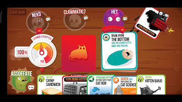 Exploding kittens - Exploding glitch