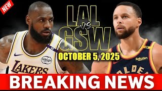 Los Angeles Lakers vs Golden State Warriors Full Game Highlights - October 5, 2025 | NBA Preseason
