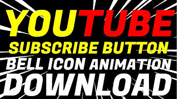 YouTube Subscribe Button and Bell Icon Animation After Effects Templates with Intro Download