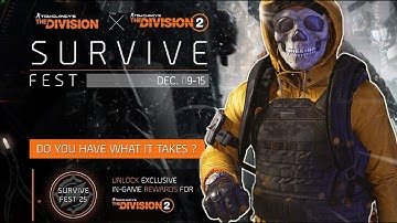 The Division 2: Survive Fest 2025 Reveal Stream with Game Director MATTHIEU...