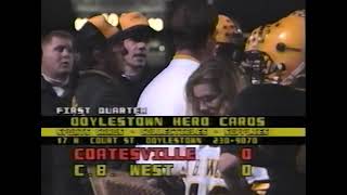 1992 Central Bucks West vs. Coatesville High School Football  - District 1 Championship