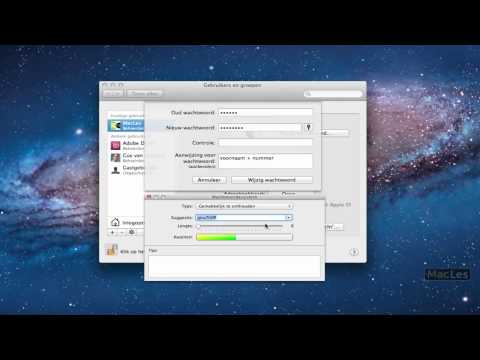 Video: Een Wachtwoord Instellen Op Mac Os