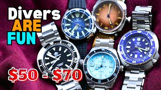 Aliexpress Top 5 BUDGET Automatic NH35 Diver Watches | $50  $70