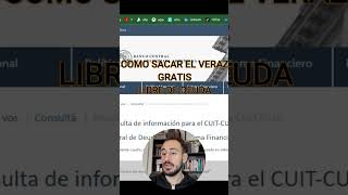 Como sacar el Veraz gratis, Libre de deudas #veraz #librededeuda #comercio