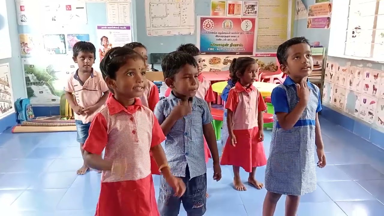 பூக்கள் பற்றிய பாடல் #  A Song about flowers 🌺🌹🌷🪷🌻🌻 Anganwadi Chutties