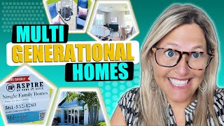 🏡INSIDE LOOK At Aspire Port St Lucie Florida - MULTI-GENERATIONAL Single Family Homes Tour