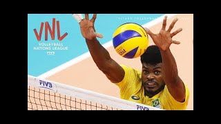 Isac Santos Top 10 Best Volleyball Actions VNL 2018