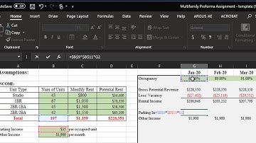 Multifamily Proforma - 12 month