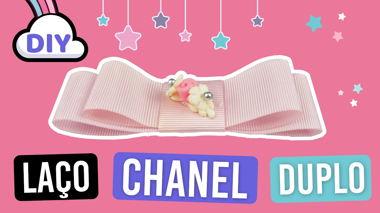 Como Fazer Laço Chanel Duplo 🎀💝 - YouTube