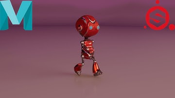 Robot Animation... (Idle, Walk, Run)