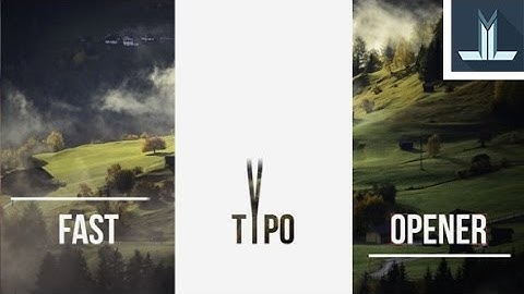 Fast Typo Opener | After Effects Template | Titles