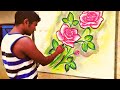 Beautiful rose painting dina art how to draw rose flower dina art