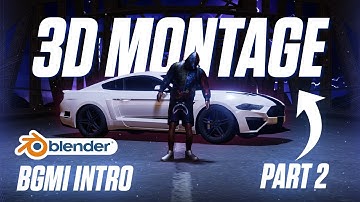 HOW TO MAKE BGMI 3D INTO PART 2 | GAMING MONTAGE TUTORIAL VIDEO | Blender Tutorial