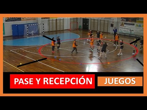 Juegos de PASE Y RECEPCIÓN (handball)