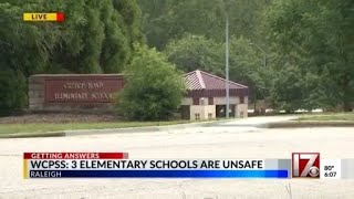 3 Wake County elementary schools deemed unsafe