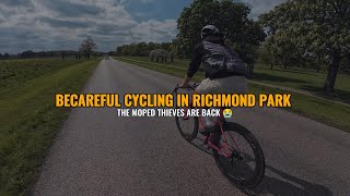 This is why it's become dangerous to cycle around Richmond Park 🥲
